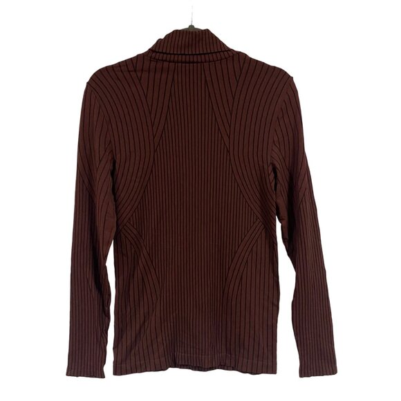 Athleta Flurry Endeavor Turtleneck Chocolate‎ Black Size M - Picture 4 of 7